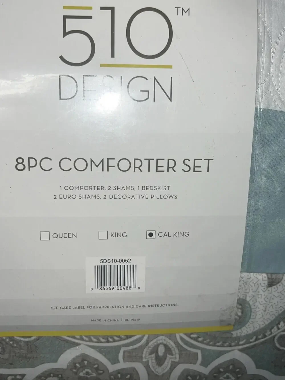 510 Design Shawnee 8-Pc. Comforter Set, California King, NWT